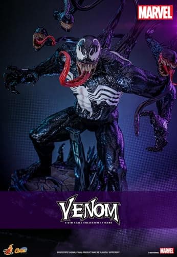 Image of Hot Toys CMS023 Marvel Comics Spider-Man Comic Masterpiece Venom 1/6 Scale Collectible Figure
