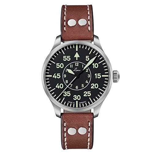 Image of Laco Aviator Watch Basis Aachen 39 from Made in Germany – 39 mm Diameter high-Quality Automatic Watch – Unique Quality. Outstanding Workmanship, Waterproof in a Timeless Design, Since 1925.