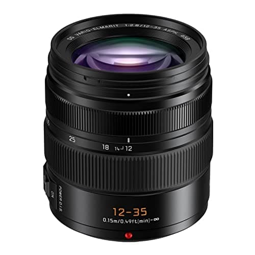 Image of Panasonic LUMIX G Series Camera Lens, 12-35mm F2.8 Leica DG Vario-ELMARIT Interchangeable Lens for Mirrorless Micro Four Thirds Digital Cameras, Power O.I.S. - H-ES12035