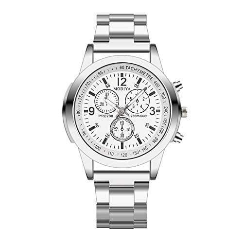 Image of Watch Analog Stainless Hour Sport Wrist Quartz Men's Watch Gw6900 (White, One Size)