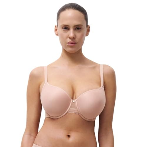 Image of Chantelle Women's C Jolie Memory Foam T-Shirt Bra, Pink, 32F