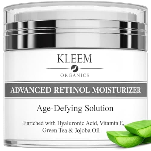 Image of Retinol Face Cream with Hyaluronic Acid & Vitamin E – Anti-Wrinkle Firming Night Cream - Hydrating Night Moisturiser to Reduce Lines and Wrinkles. For Sensitive Skin, 50ml