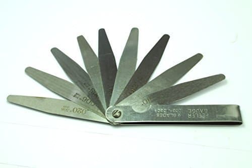 Image of 9 Blade Feeler Gauge, Metric Imperial Points (D8041) Free UK Postage
