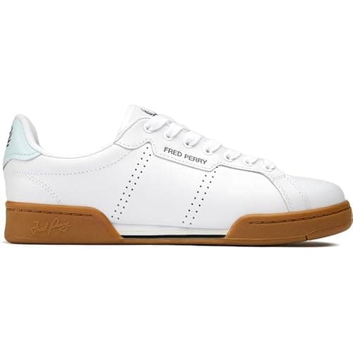 Image of Fred Perry B722 Trainers UK 9 White Blue