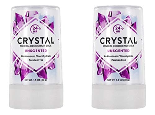 Image of Pack of 2 x Crystal Body Deodorant Travel Stick - 1.5 oz