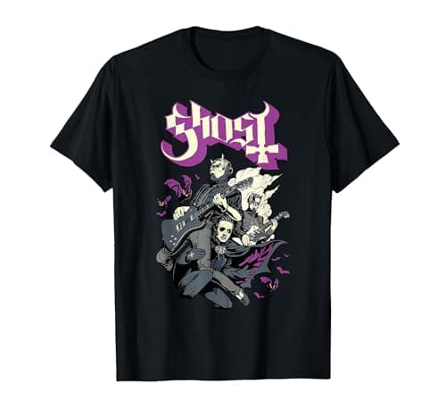 Image of Ghost Bats and Band T-Shirt, Men, Black, 3X-Large