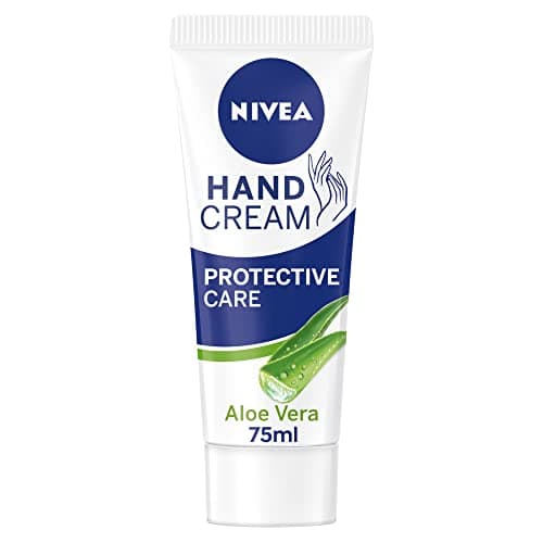 Image of NIVEA Soothing Care Aloe Vera Hand Cream (75ml), 24H Moisturising Hand Cream for Dry Cracked Hands, Non-Greasy, Fast-Absorbing Formula Soothes Skin