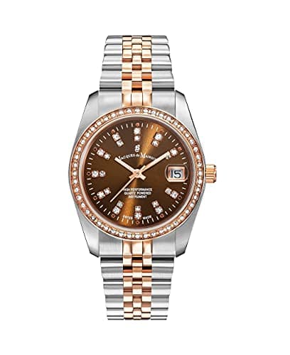 Image of Jacques Du Manoir Inspiration Women's Watch, 36 mm Analogue Quartz Watch with Stainless Steel Strap