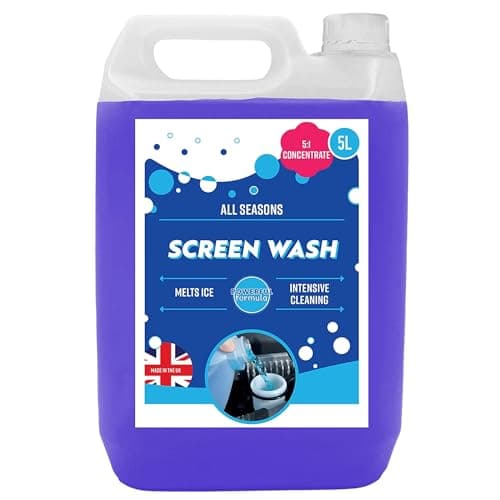 Image of Concentrated Formula 5L Blue Vehicle Screen Wash For All Seasons Down To -5° (1)