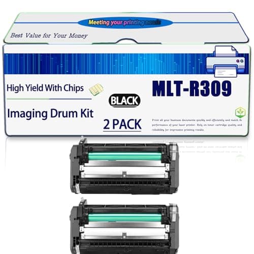 Image of Compatible for Samsung MLT-R309 Imaging Drum Kit ML-5510 ML-5510 N ML-5510 ND ML-5510 Series ML-5515 ND Printers, High Yield 80000 Pages, with Chip (2-Pack Black)