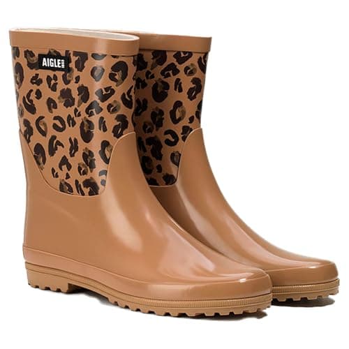 Image of Aigle Women's Eliosa Bott Pt Rain Boot, Leo Pr, 3.5 UK