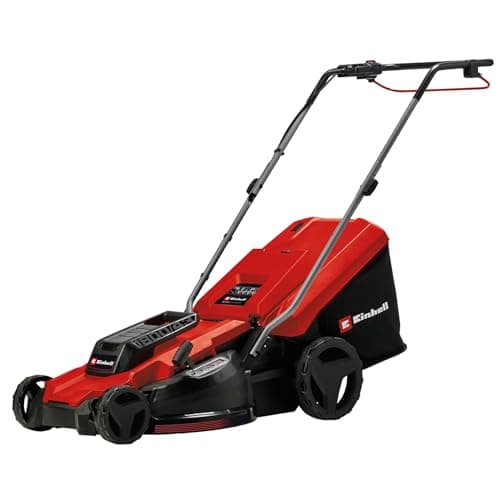 Image of Einhell Electric Lawn Mower 1800W, 43cm Cutting Width, up to 800m², 50L Collection Basket, Central Cutting Height Adjustment with 20–65mm Cutting Height GC-EM 1800/43