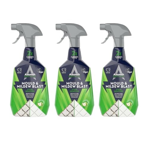 Image of Astonish Specialist Extra Strength Mould & Mildew Stain Blaster Spray, for Fast Mould Removal, 3 x 750ml