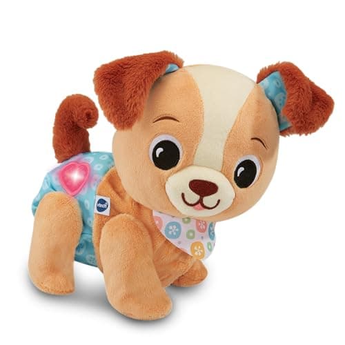 Image of VTech Baby Walk & Wag Puppy, Interactive Musical Toy, Promotes Sensory Development, Language Development, Motor Skills, Suitable for Ages 9, 12, 18 Months Plus, English Version