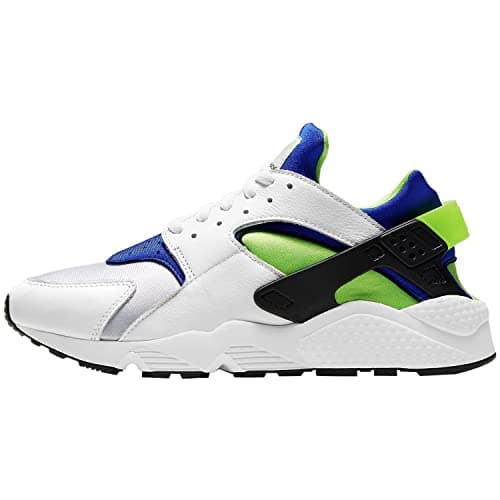 Image of Nike Air Max SC Leather, Men's Trainers, White Scream Green Royal Blue Black, 9 UK