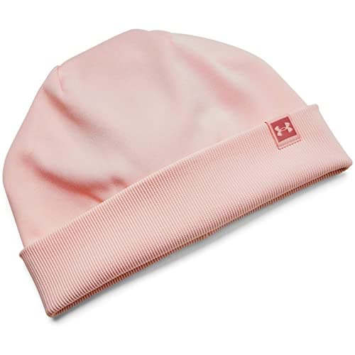 Image of Under Armour Storm Fleece Beanie, Micro Pink (685)/Micro Pink, One Size