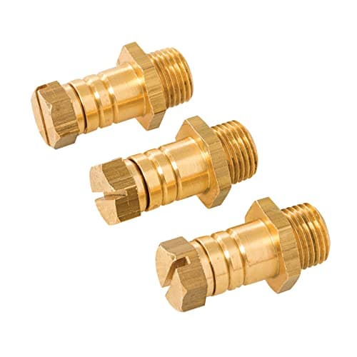 Image of Dickie Dyer 735073 Pressure Test Nipple 3pk , Black