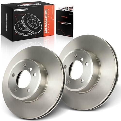 Image of Frankberg Brake Disc Set incl. 2x Discs Front Vented Ø324mm Compatible with 5 Series Touring E61 5 Series E60 6 Series E64 E63 Replace# 34116753221, 34116767269
