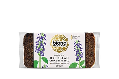 Image of Biona Organic Rye Chia and Flax Seed Bread, 500g