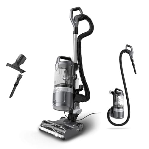 Image of Vax LiftOut Corded Upright Bagless Vacuum Cleaner, Lightweight, Handheld Tool Attachments for Hair, Car, Upholstery, Bed, Mattress, Home cleaning, 600W, 6.11kg, Graphite/Silver, CDUP-LOXS
