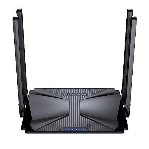 Image of WAVLINK Wi-Fi 6 AX3000 Dual Band Extendable WiFi Router, 3000 Mbps Wireless Router for Gaming, 5 Antennas, Everything Mesh & AP Mode, 2 Gigabit LAN Port, WiFi+Mesh, WPA3, MU-MIMO+OFDMA