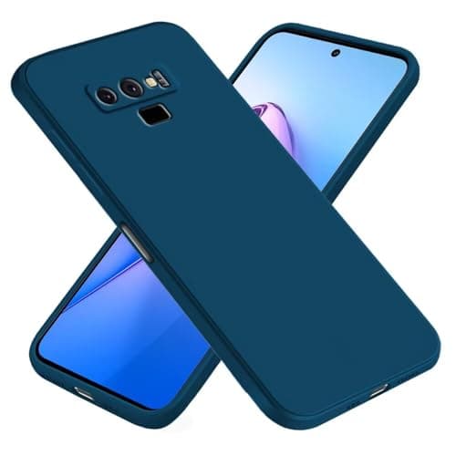 Image of EASSGU Case for Samsung Galaxy Note9 (6.4" Inches), Soft TPU Silicone Case - Sapphire Blue