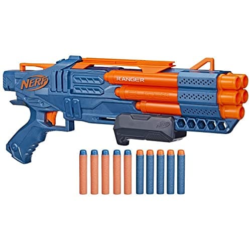 Image of Nerf Elite 2.0 Ranger PD-5 Blaster, 5- Barrel Blasting, 10 Nerf Elite Darts, Easy To Use, Dart Storage, Pump Action