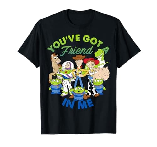 Image of Disney Pixar Toy Story You've Got A Friend In Me Group Shot T-Shirt