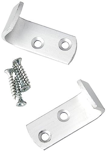 Image of Merriway® BH00527 (6 Pcs) Aluminium Single Robe Hook with Satin Finish - Pack of 6 Pieces