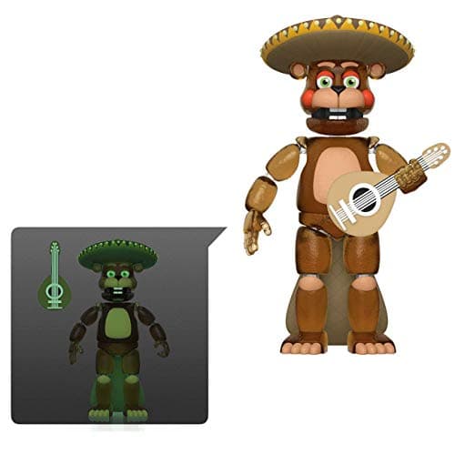 Image of Funko Action Figure: Five Nights At Freddy's (FNAF) Pizza Sim - El Chip - Glow In the Dark Translucent - Collectable Toy - Gift Idea - Official Merchandise