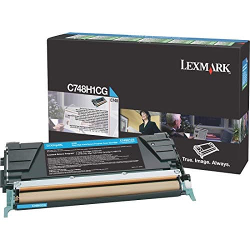 Image of Lexmark C748H1CG Laser Toner for C748 - Cyan