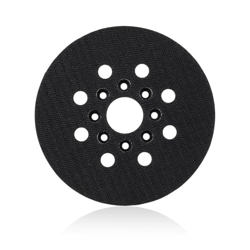 Image of 125mm Sanders Backing Pad for Bosch Sander Pads, 5 Inch 8 Hole Replacement Sander Pad for Bosch GEX 125-1 AE PEX 220 PEX 220 A AE Skil 7402/7490, Hook & Loop Sanding Pads for Random Orbital Sanders