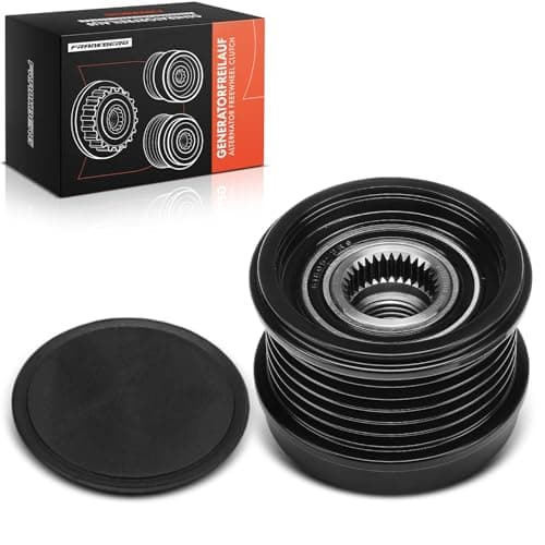 Image of Frankberg Alternator Freewheel Clutch Pulley with 6 grooves Diesel Compatible with C-Class Coupe C204 C180 1.6L Replace# 23151HG00A,535029310