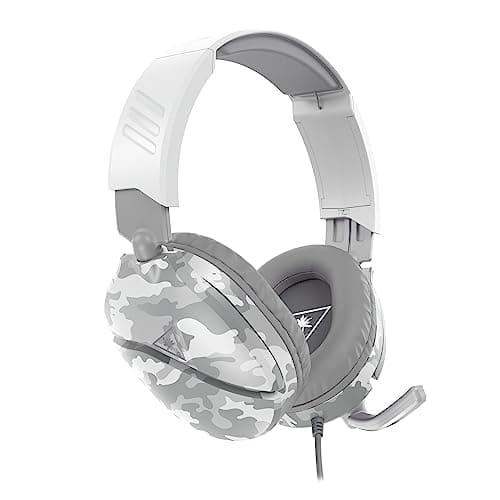 Image of Turtle Beach Recon 70 Camo White Wired Multiplatform Gaming Headset for PS5, PS4, Xbox Series X or S, Xbox One and Mobile with 3.5mm Wired Connection, Flip-to-Mute Mic, 40mm Speakers