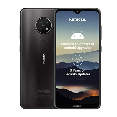 Image of Nokia 7.2 6.3-Inch Android UK SIM-Free Smartphone with 4GB RAM and 64GB Storage (Dual Sim) – Charcoal (Renewed)