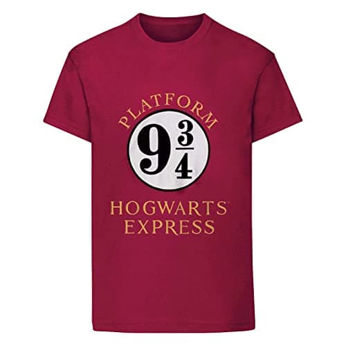Image of Harry Potter Childrens/Kids Hogwarts Express T-Shirt (9-11 Years) (Maroon)