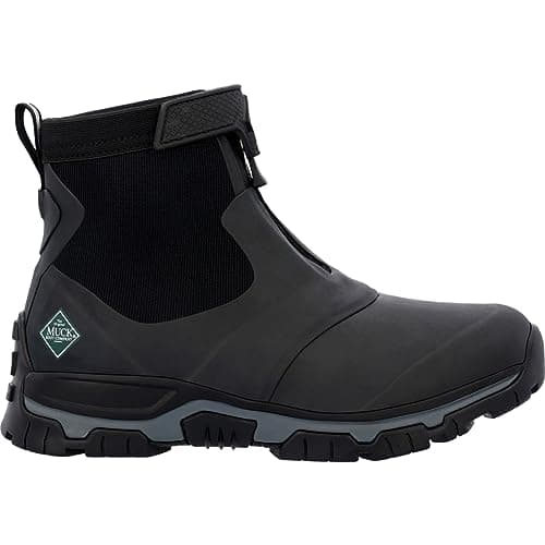 Image of Muck Boots Men's Apex Mid Zip Performance Waterproof Ankle Boots, Black, 11