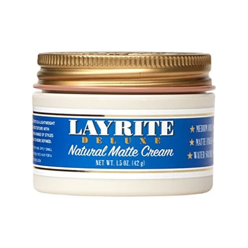 Image of Layrite Natural Matte Cream 42g | Medium Hold | Water Soluble | Matte Finish
