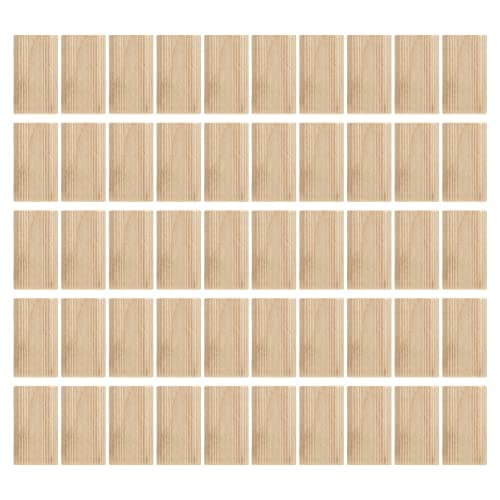 Image of 50Pcs Beech Domino Tenon - Perfect Match Firm Fixation for Furniture Splicing Cabinet Making Festool 498216 XL 12 By 100mm Domino Beech Tenons, 100-Pack