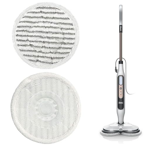 Image of JCUQGDOO 2PCS Steam Mop Pads Compatible with Shark S6002UK S7201UK S8201UK Steam Mop, Reusable ​​Steam Scrub All-in-One Cleaning Pads, Microfiber Pads for All Sealed Hard Floors