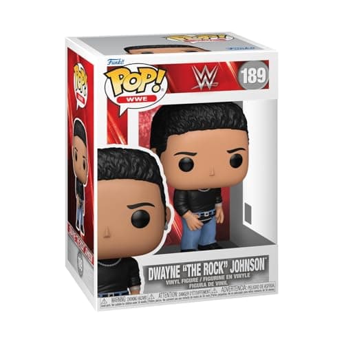 Image of Funko POP! WWE: The Rock with Fanny Pack - Collectable Vinyl Figure - Gift Idea - Official Merchandise - Toys For Kids & Adults - Model Figure for Collectors and Display