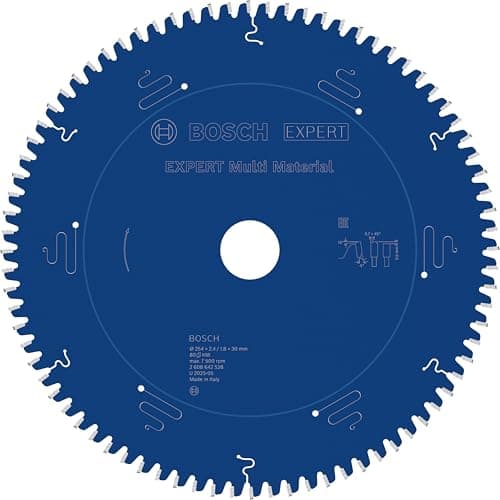 Image of Bosch Professional Expert for Multi Material Circular Saw Blade (254 x 30 x 2.4 mm, 80 Teeth; Accessories for Circular Saw)