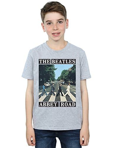 Image of The Beatles Boys Abbey Road T-Shirt 12-13 Years Sport Grey