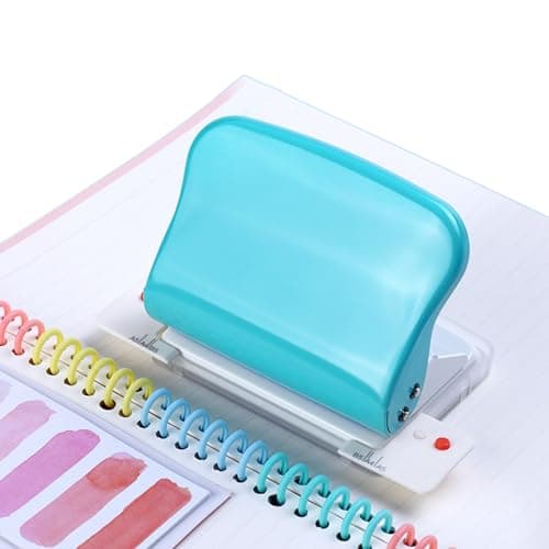 Image of Binding Machine, Metal 10 Hole Punch Spiral Binding Machine, Easy to Use, for Making 26 Holes on B5 Paper, 30 Holes on A4, 20 Holes on A5 Book, Paper Binder for Books, Notebooks,