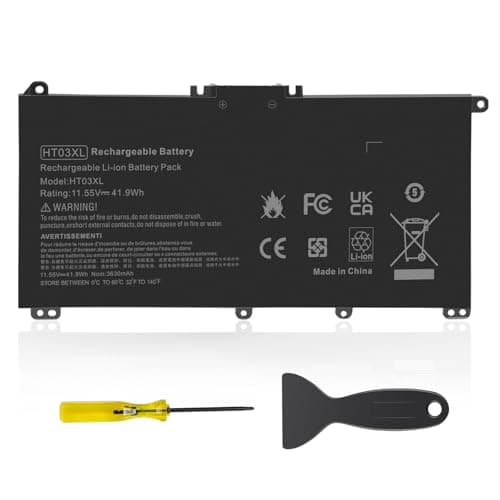 Image of ASUNCELL 11.55V/41.9Wh HT03XL Laptop Battery for HP Pavilion 14-CE 14-CF 14-CK 14-CM 15-CS 15-CW 15-CU 15-DA 15-DB 15G-DR 17-BY 17-CA, HP 240 245 250 255 G7, HT03XL HTO3XL HT03041XL HT03XL