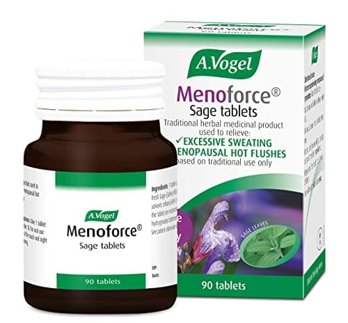 Image of A.Vogel Menoforce Sage Tablets | Menopause Supplements for Women | for Menopause Hot Flushes and Night Sweats | One-a-Day | 90 Tablets