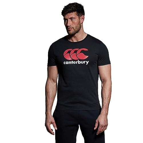 Image of Canterbury Men's CCC Logo Training T-Shirt, Black, Small