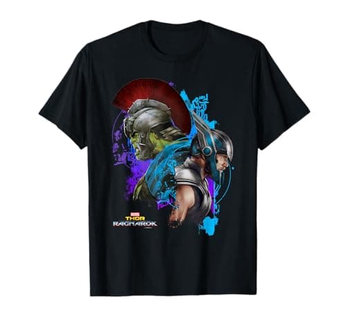Image of Marvel Thor Ragnarok Hulk Side Profile Game Faces T-Shirt T-Shirt
