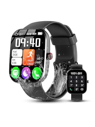 Image of Smart Watch for Men Women, 1.91" Bluetooth 5.3 Calling Touch Fitness Watch with Heart Rate/Sleep/Step Counter, New Smartwatch with 100+ Sports Modes, IP68 Waterproof Activity Tracker for Android iOS