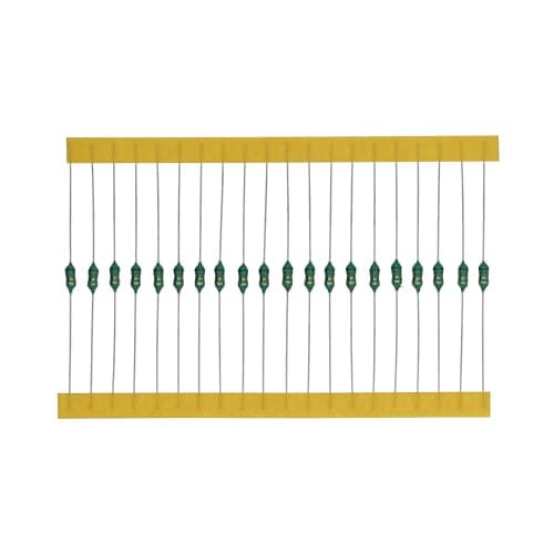 Image of HUABAN 20 Pieces 0307 6R8K 6 8uH 0.25W 1/4W 10% Fixed Inductors Axial Lead Type Taping 4-Band Color Ring